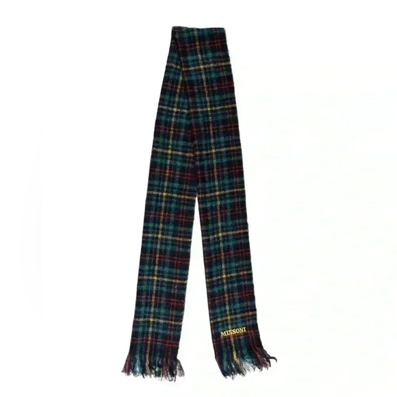 Missoni Shawl Scarf Plaid New with Tags - Picture 1 of 7